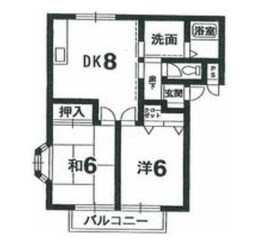 エクセレントハイツコスモⅡの物件間取画像